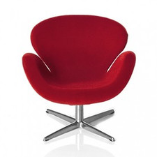 AJ Swan chair, red 1:16 minimii