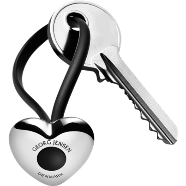 heart and key ring