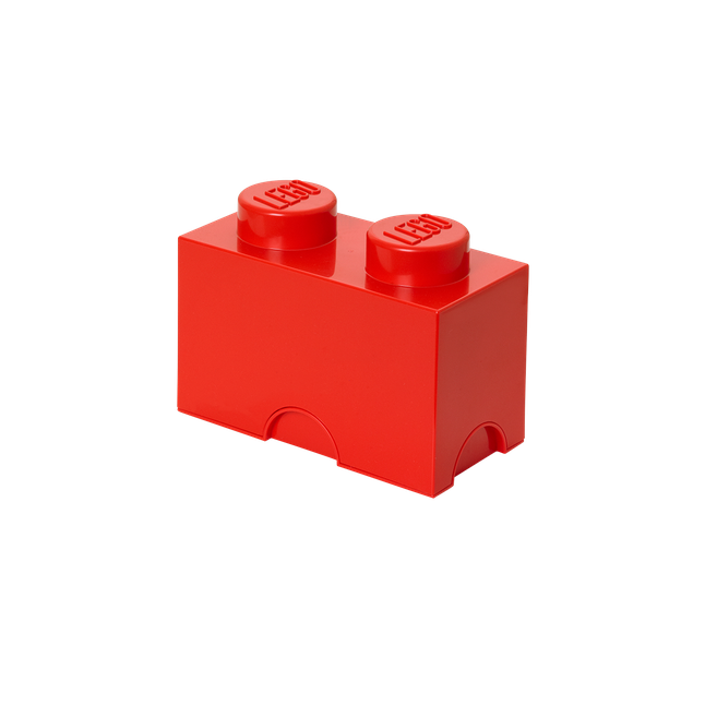 red lego block