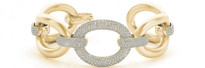 Chain-Hook Diamond Bracelet in 14k Yellow Gold (5.26ctw)