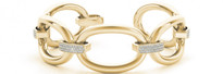 Italian-Made Diamond Bracelet in 14k Yellow Gold (1.35ctw)