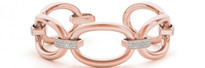 Italian-Made Diamond Bracelet in 14k Rose Gold (1.35ctw)
