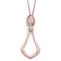 14k rose gold Courure diamond Necklace