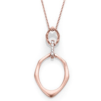 14k rose gold Courure diamondaccent  Necklace