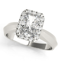 SOLITAIRES ANY SHA DIAMOND ENGAGEMENT RING 14K GOLD 