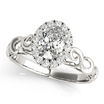 Solitaires any sha  Diamond Engagement Ring  14k Gold