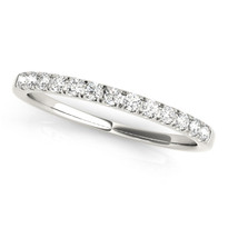 1/5 ct tw WEDDING BANDS PRONG SET DIAMOND RING