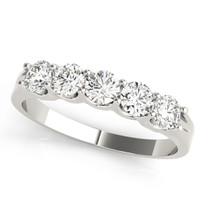 WEDDING BANDS PRONG SET DIAMOND RING