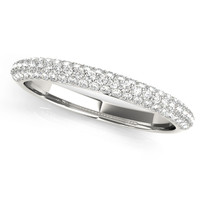 3/8 ct tw WEDDING BAND DIAMOND RING
