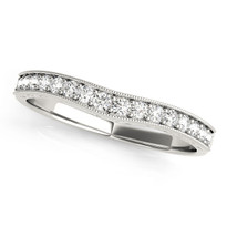 WEDDING BANDS PAVE 1/5 ct tw  DIAMOND RING