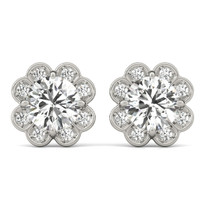 Diamond Earrings Fashion   14K Gold