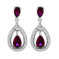  Diamond and Emerald Earring 