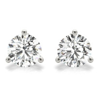martini studs earring 14k gold