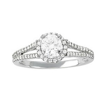 1.50ct t.w. Diamond Engagement Ring in 14k White Gold