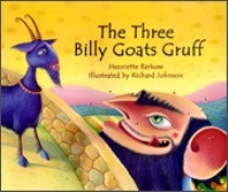 The Three Billy Goats Gruff (Hebrew-English)