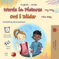 Words in Pictures - My Day (Norwegian-English)