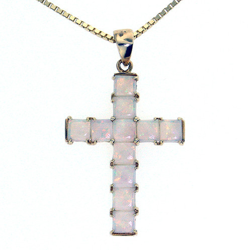 Kendra Scott White Opal Cross Pendant Necklace 001-772-00246 | Lee Ann's  Fine Jewelry | Russellville, AR