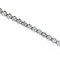 6.60ct GVS1 Diamond Tennis Bracelet