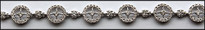 Circle Diamond Tennis Bracelet - 18kt Gold