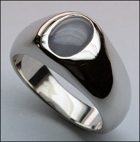 Star Sapphire Gemstone Ring for Men - 2.85ct Star Sapphire