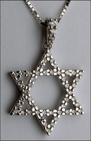1/2ct Diamond Jewish Star of David