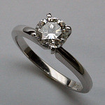 1.00ct Solitaire Diamond Engagement Ring - Certified