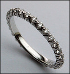 Diamond Eternity Band with Single Row of Round Diamonds