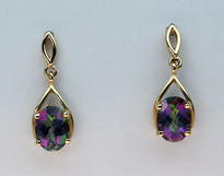 Mystic Topaz Gold Earrings EGE167 405