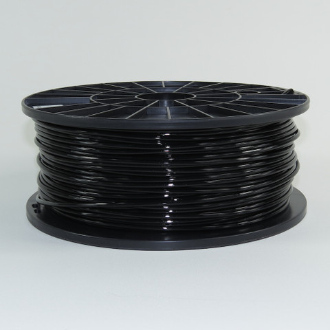 PLA filament, 3mm, black color