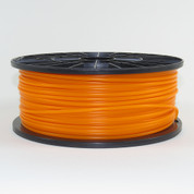 PLA filament, 3mm, translucent orange color