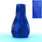 Dark blue PLA vase high resolution print