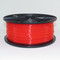 PLA filament, 1.75mm, translucent red color