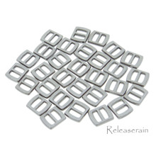 5x6mm Inner 3mm DIY Doll Clothes Charcoal Sewing Metal Rectangle Slide Belt Buckles 30pcs