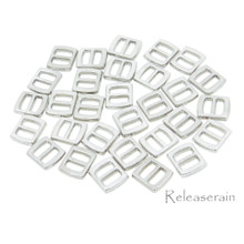 5x6mm Inner 3mm DIY Doll Clothes Silver Sewing Metal Rectangle Slide Belt Buckles 30pcs