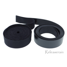 DIY Doll Clothes Ultra Thin Soft Hook and Loop Tape Fasteners 2mx2cm Black