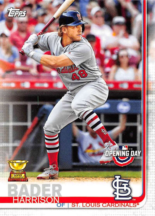 2019 Topps Opening Day #174 Harrison Bader NM-MT St. Louis Cardinals - Under the Radar Sports