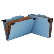 Smead 65165 Blue Hanging Pressboard Classification File Folders