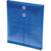 Smead 89542 Blue Poly Envelopes with String-Tie Closure