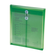 Smead 89543 Green Poly Envelopes with String-Tie Closure
