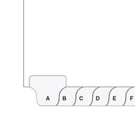 Avery Style A-Z Letter Set, Bottom Tab (Letter Size)