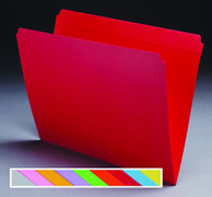 Top Tab Colored File Folder - Orange - 3