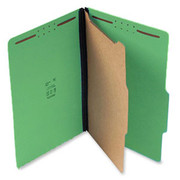 Top Tab Pressboard Classification Folder - Emerald Green