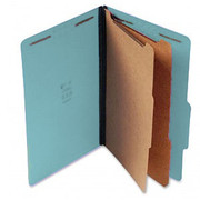 Top Tab Pressboard Classification Folder - Blue