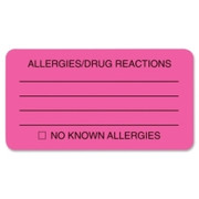 Tabbies Allergy/Drug Reaction Label