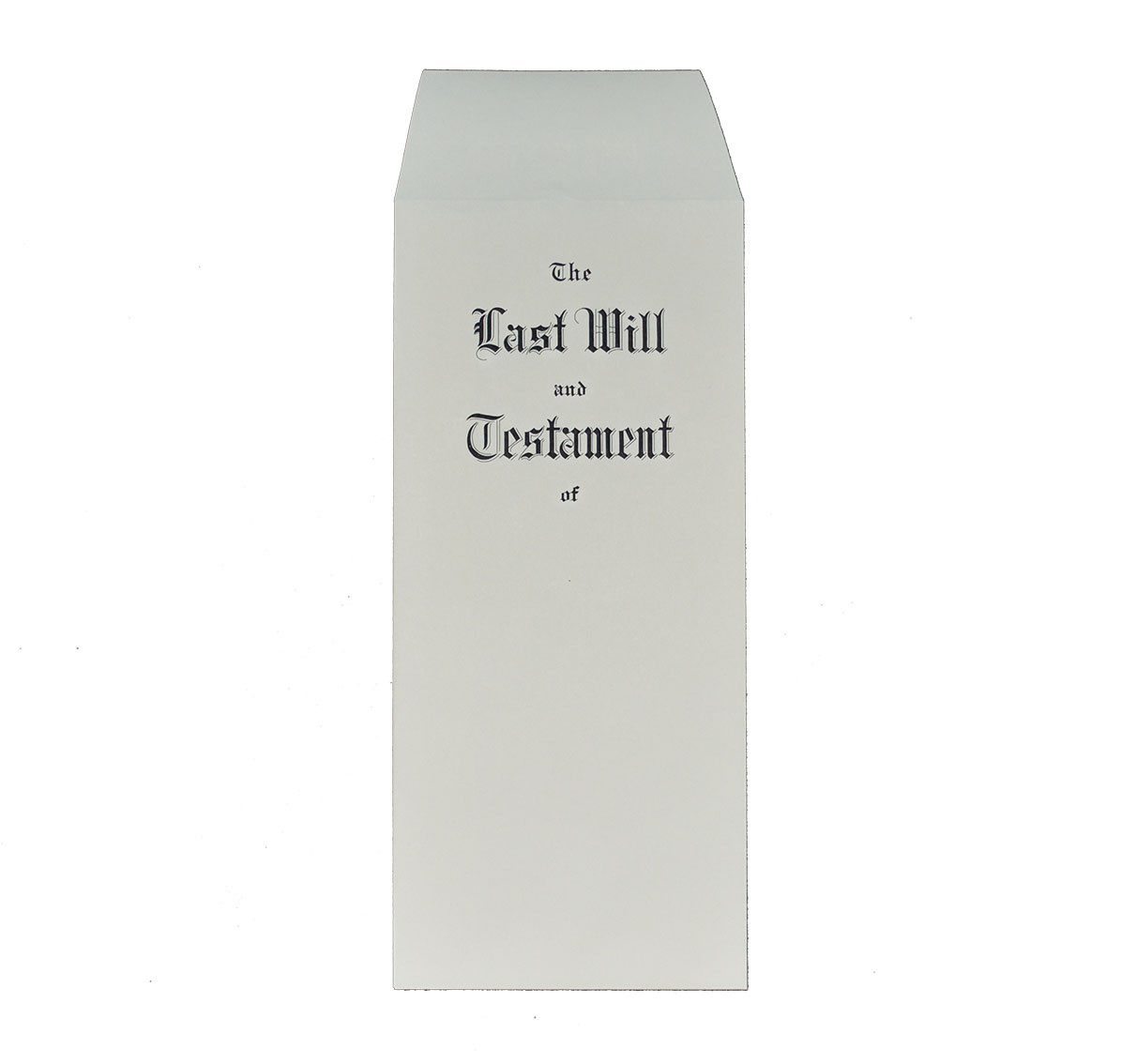 Letter/Legal Will Envelope Engraved "The Last Will and Testment of" 1