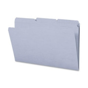 Smead 17334 Gray Colored File Folders with Reinforced Tab