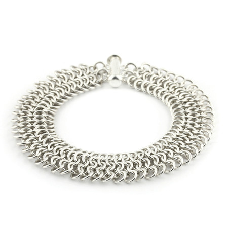 Silver European 4-in-1 Bracelet Kit - Weave Got Maille