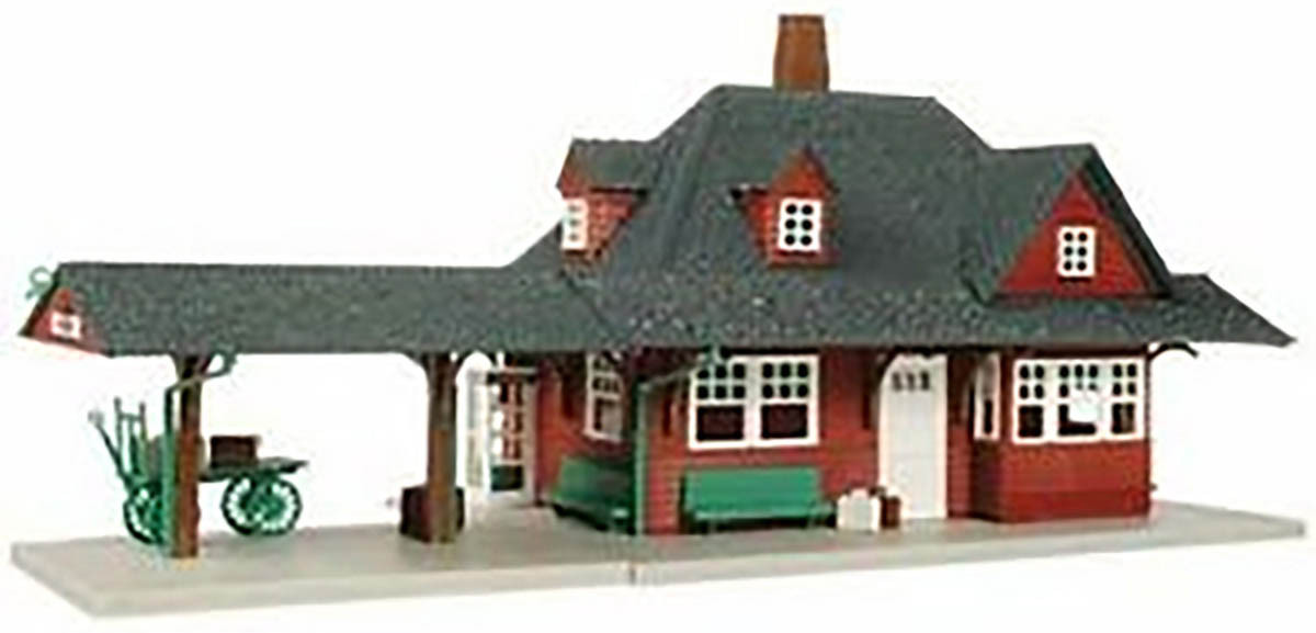 Atlas HO Scale Model Railroad Building Kit Passenger Train Station