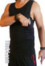 Mens compression holster tank top