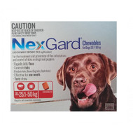 NexGard flea and tick treatment in a tasty chew for LARGE dogs 25 - 50 kg 3 Pack FREE SHIPPING